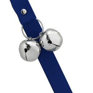 Poochie Pets PoochieBells® Dog Doorbells Solid Color Light Navy - Mutts & Co.