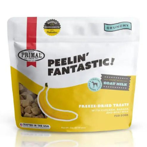 Primal Peelin' Fantastic Freeze-Dried Chicken, Banana & Goat Milk Dog Treats 2 oz - Mutts & Co.