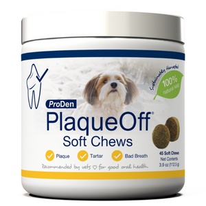 Proden Plaque Off Soft Chew for Small & Medium Breed Dogs and Cats - Mutts & Co.