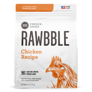 Bixbi Rawbble Chicken Freeze-Dried Dog Food - Mutts & Co.