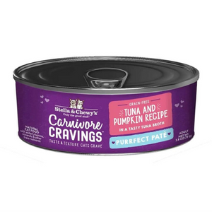 Stella & Chewy's Carnivore Cravings Pate Tuna & Pumpkin Recipe Cat Food - Mutts & Co.