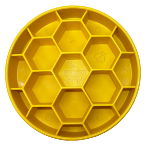 SodaPup Honeycomb Design Enrichment Slow Feeder Bowl for Dogs - Mutts & Co.
