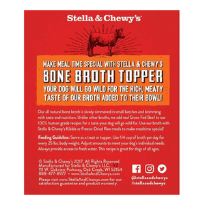 Stella & Chewy's Broth Topper Grass Fed Beef Dog Food Topper 11 oz. - Mutts & Co.
