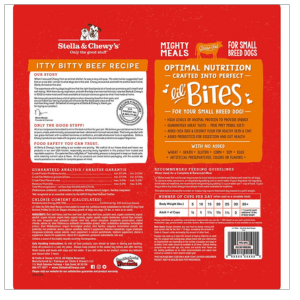 Stella & Chewy's Itty Bitty Beef Lil' Bites Freeze-Dried Dog Food 7 oz - Mutts & Co.