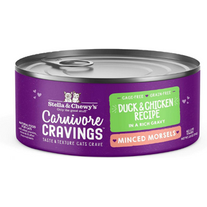 Stella & Chewy's Stella & Chewy's Carnivore Cravings Cage-Free Duck & Chicken Flavored Minced Wet Cat Food - Mutts & Co.