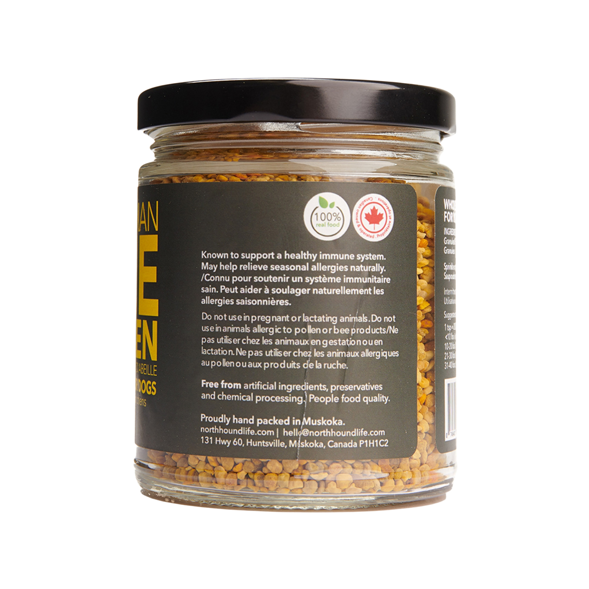 North Hound Life Canadian Bee Pollen Superfood For Dogs - Mutts & Co.