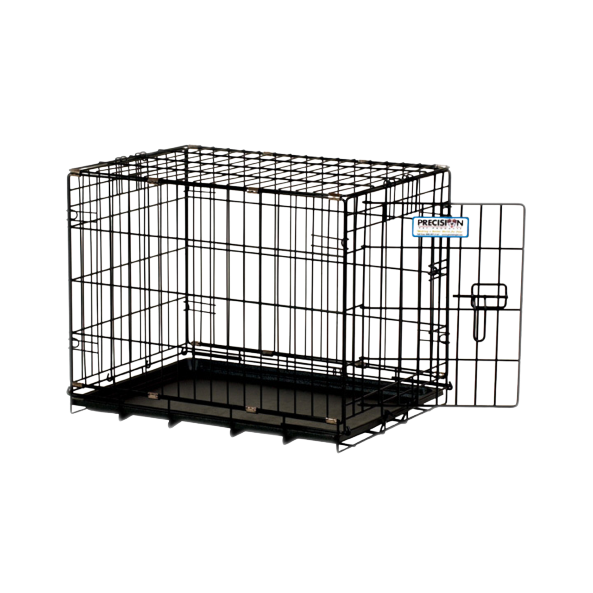 Precision Pet Products ProValu Crate 1 Door 1000 Black 19x12x14 - Mutts & Co.