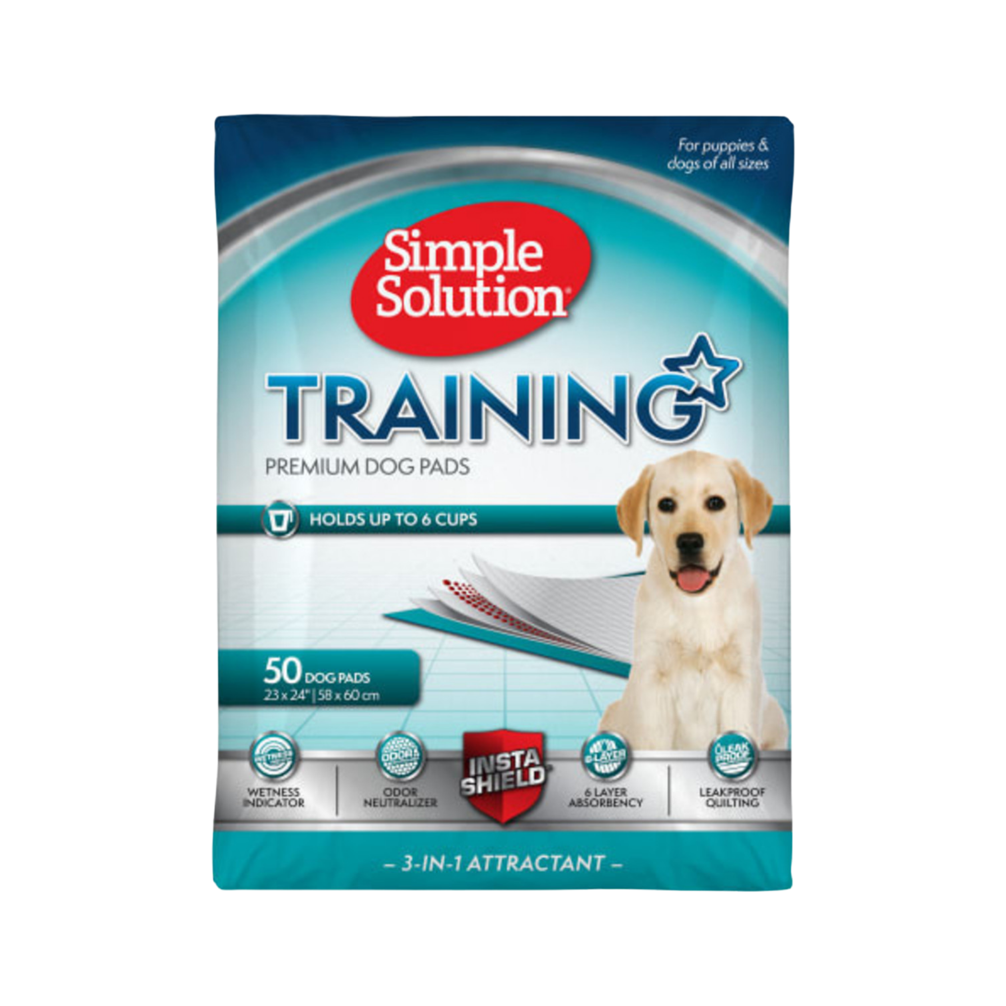 Simple Solution original Training Pads 50pk 23"x24" - Mutts & Co.