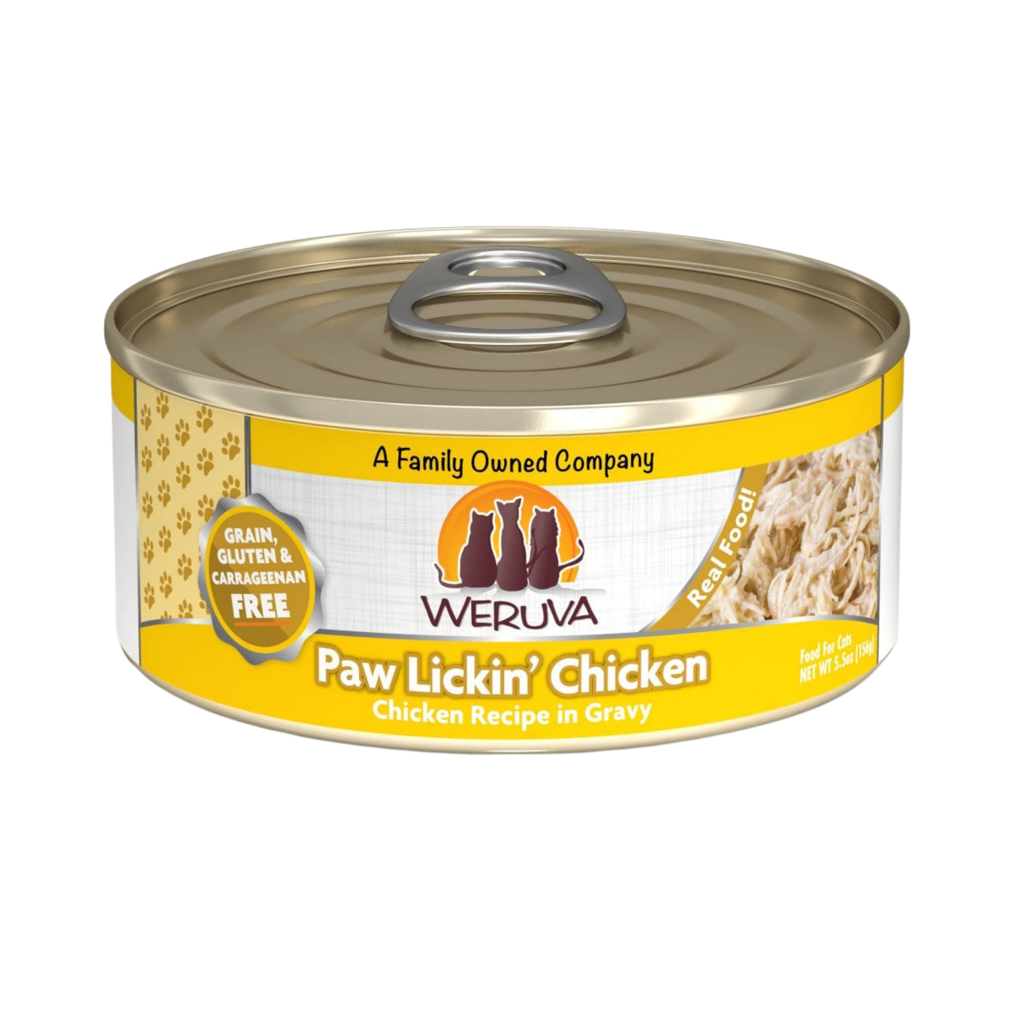 Weruva Classics Paw Lickin Chicken in Gravy Grain Free Wet Canned Cat Food