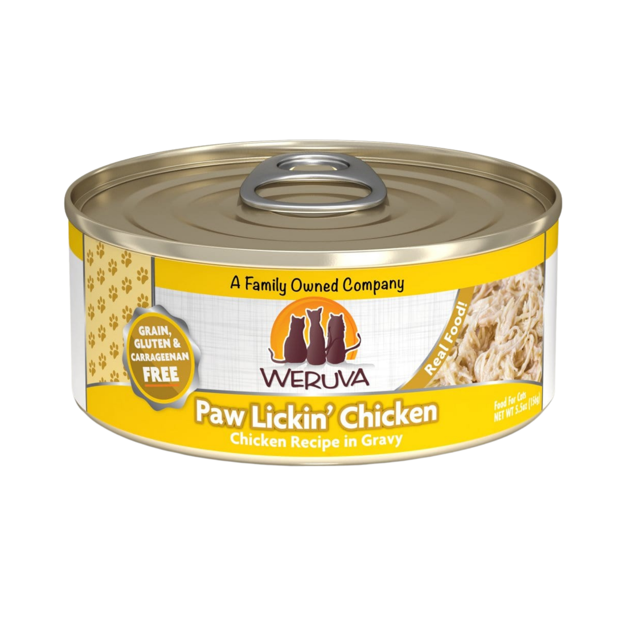 Weruva Classics Paw Lickin' Chicken in Gravy Grain-Free Wet Canned Cat Food - Mutts & Co.