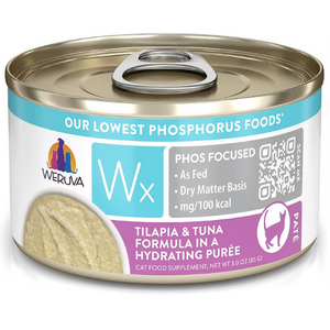 Weruva Cat WX Phos Focused Tilapia & Tuna Puree Canned Cat Food - Mutts & Co.