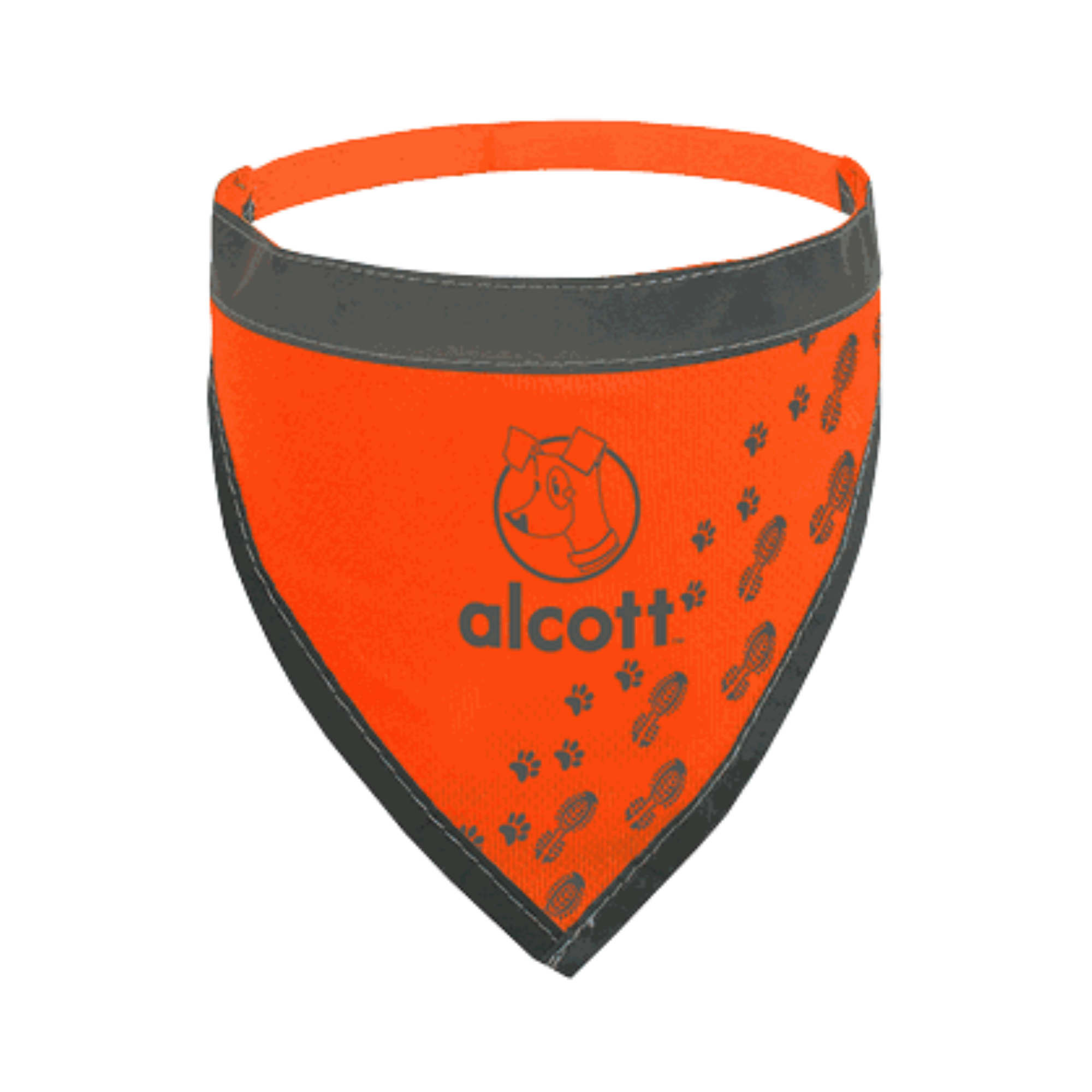 Dog bandana orange deals