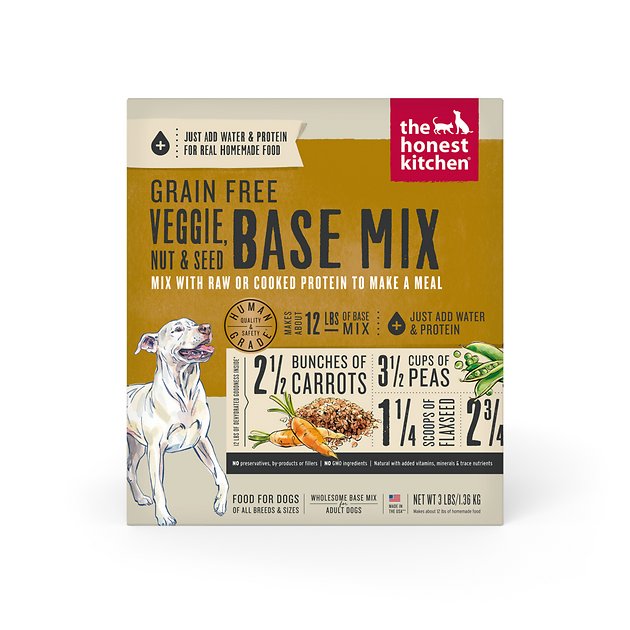 The Honest Kitchen Grain Free Veggie, Nut & Seed Dehydrated Base Mix for Dogs - Mutts & Co.