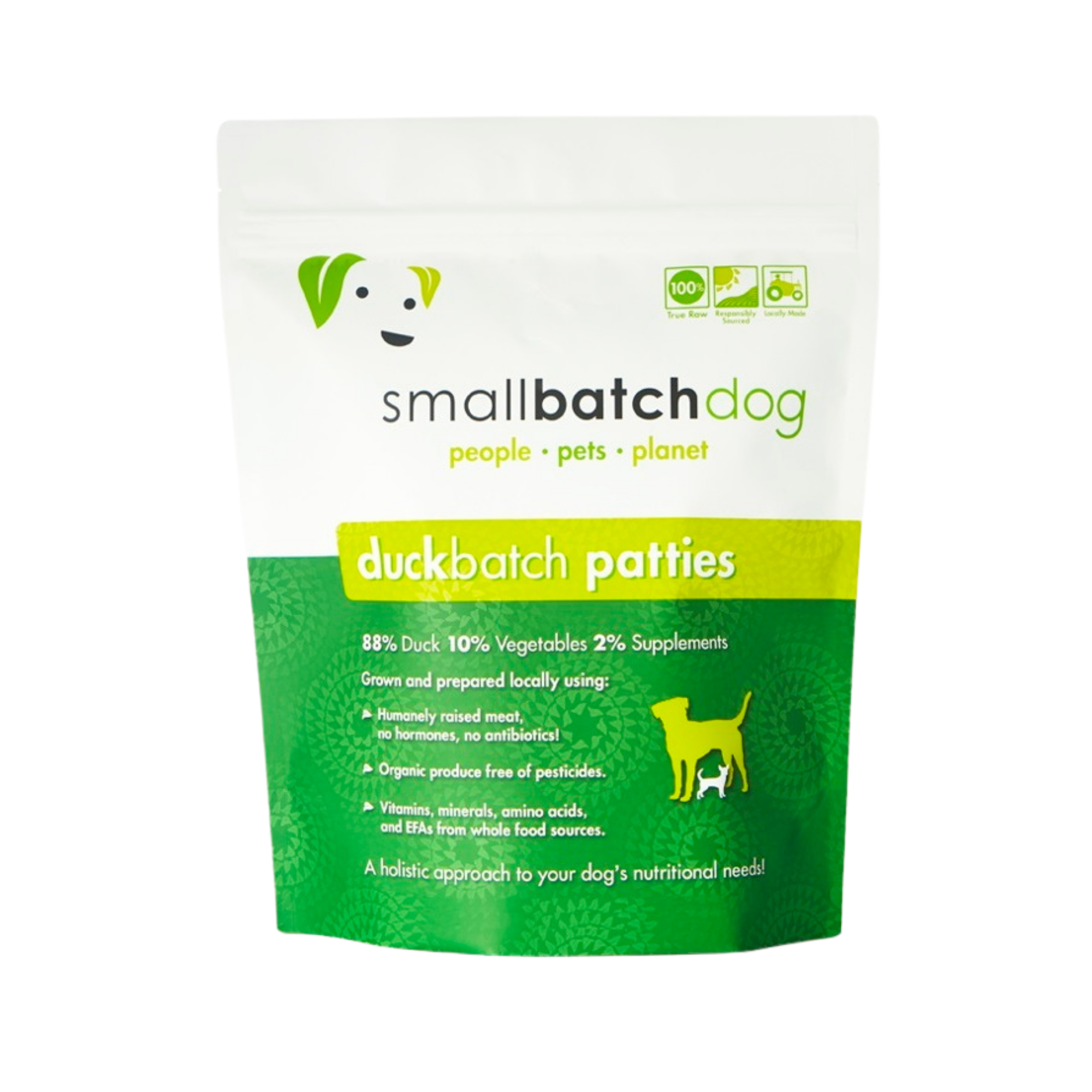 Small batch store dog food patties