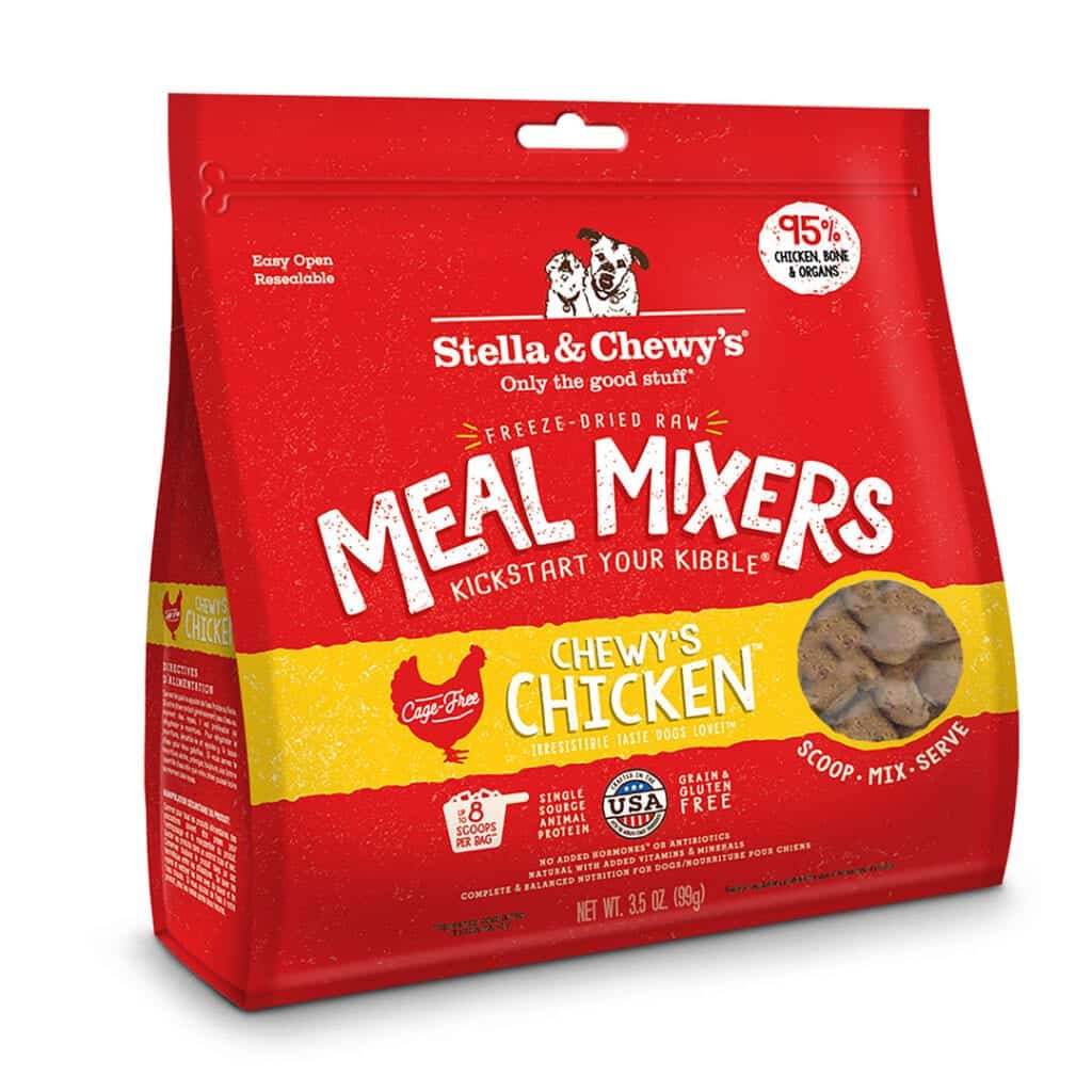 Stella & Chewy's Meal Mixers Chewy's Chicken Freeze-Dried Dog Food Topper - Mutts & Co.