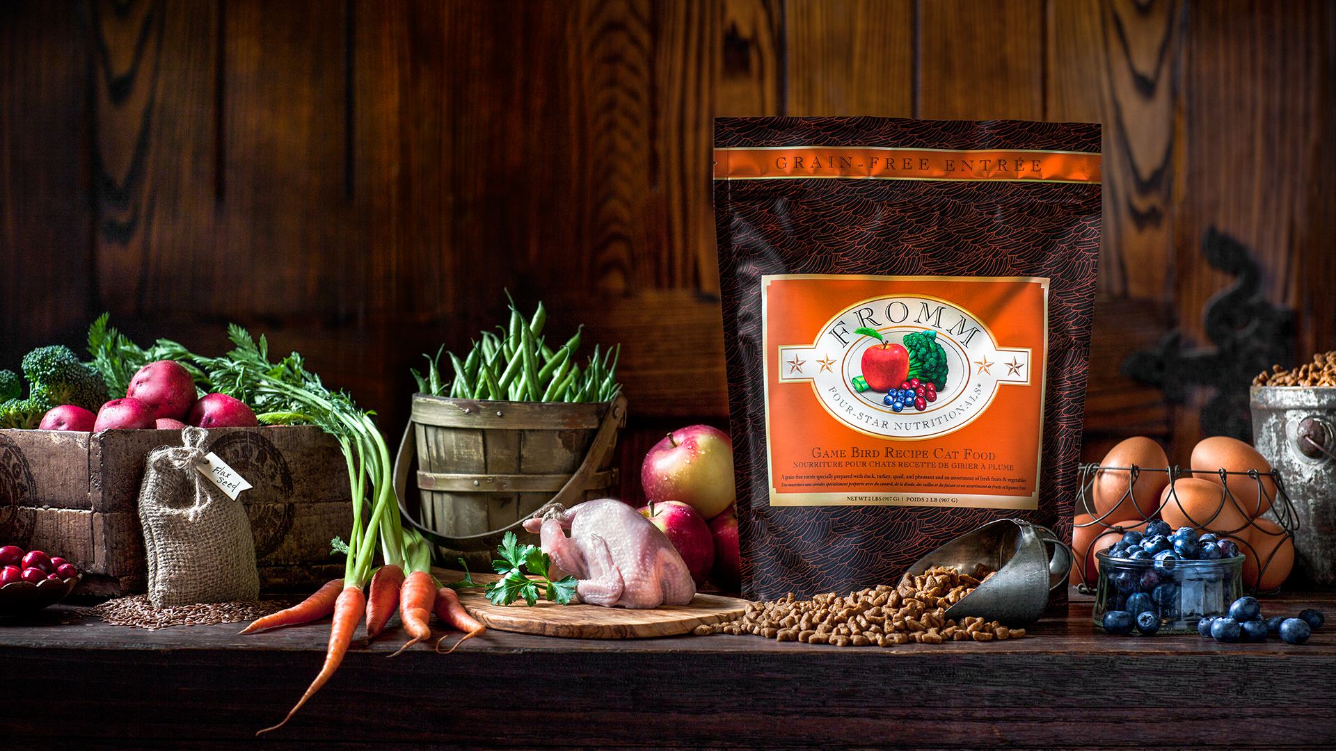 Fromm Four-Star Grain-Free Game Bird Recipe Cat Food - Mutts & Co.