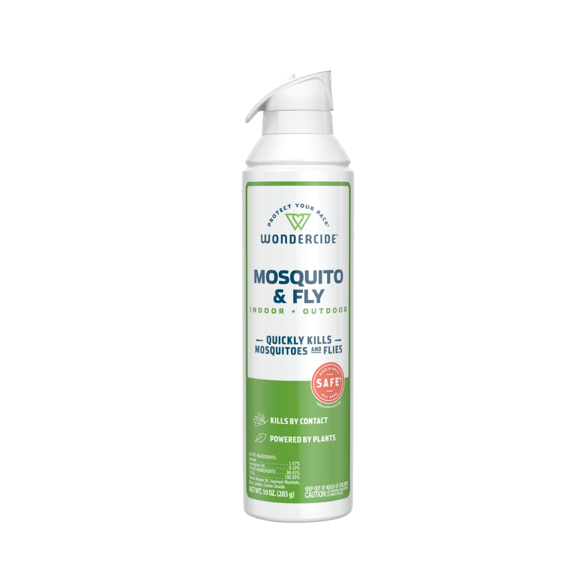 Wondercide Mosquito & Fly Indoor + Outdoor 10 oz Aerosol Spray - Mutts & Co.