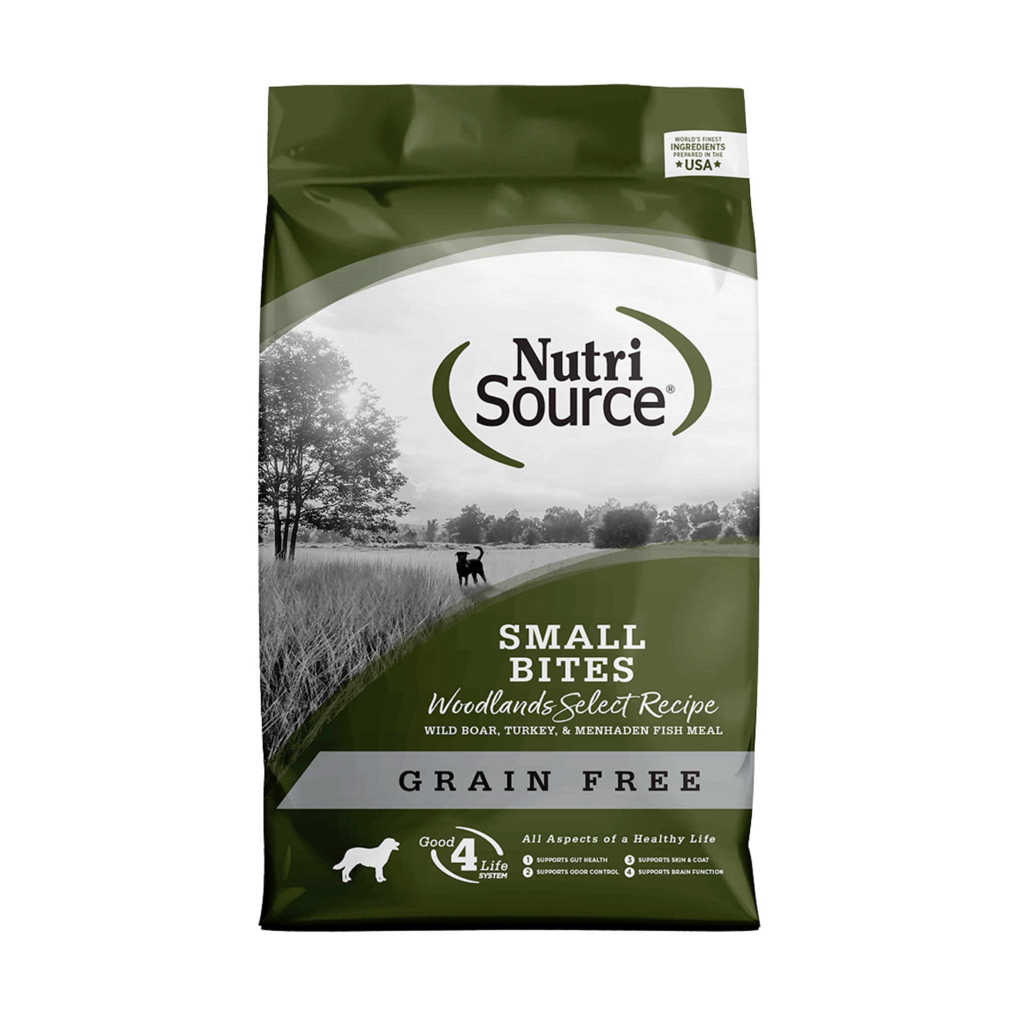 NutriSource Grain-Free Small Bites Woodlands Select Formula Dry Dog Food - Mutts & Co.
