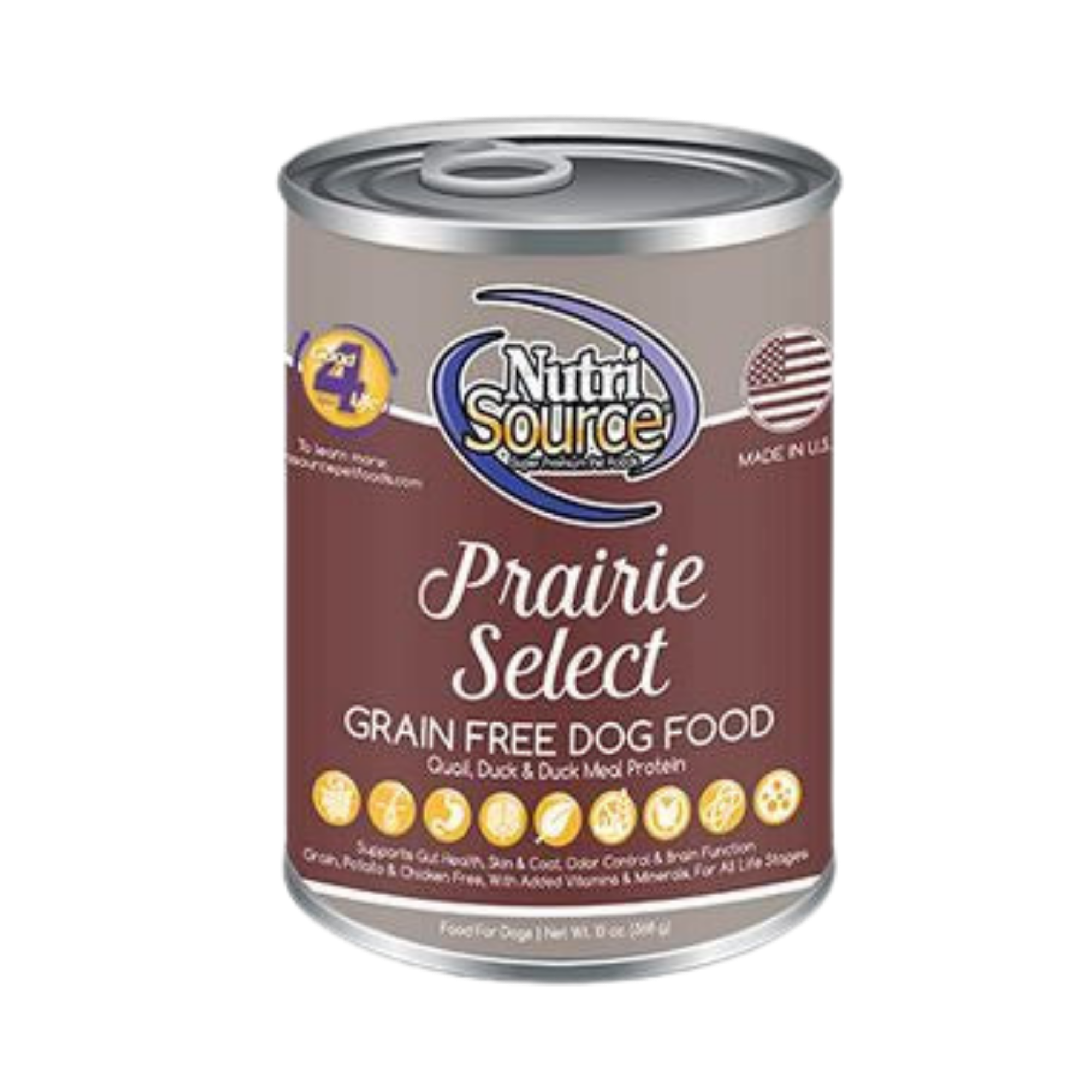 NutriSource Grain-Free Prairie Select Formula Canned Dog Food 13-oz - Mutts & Co.
