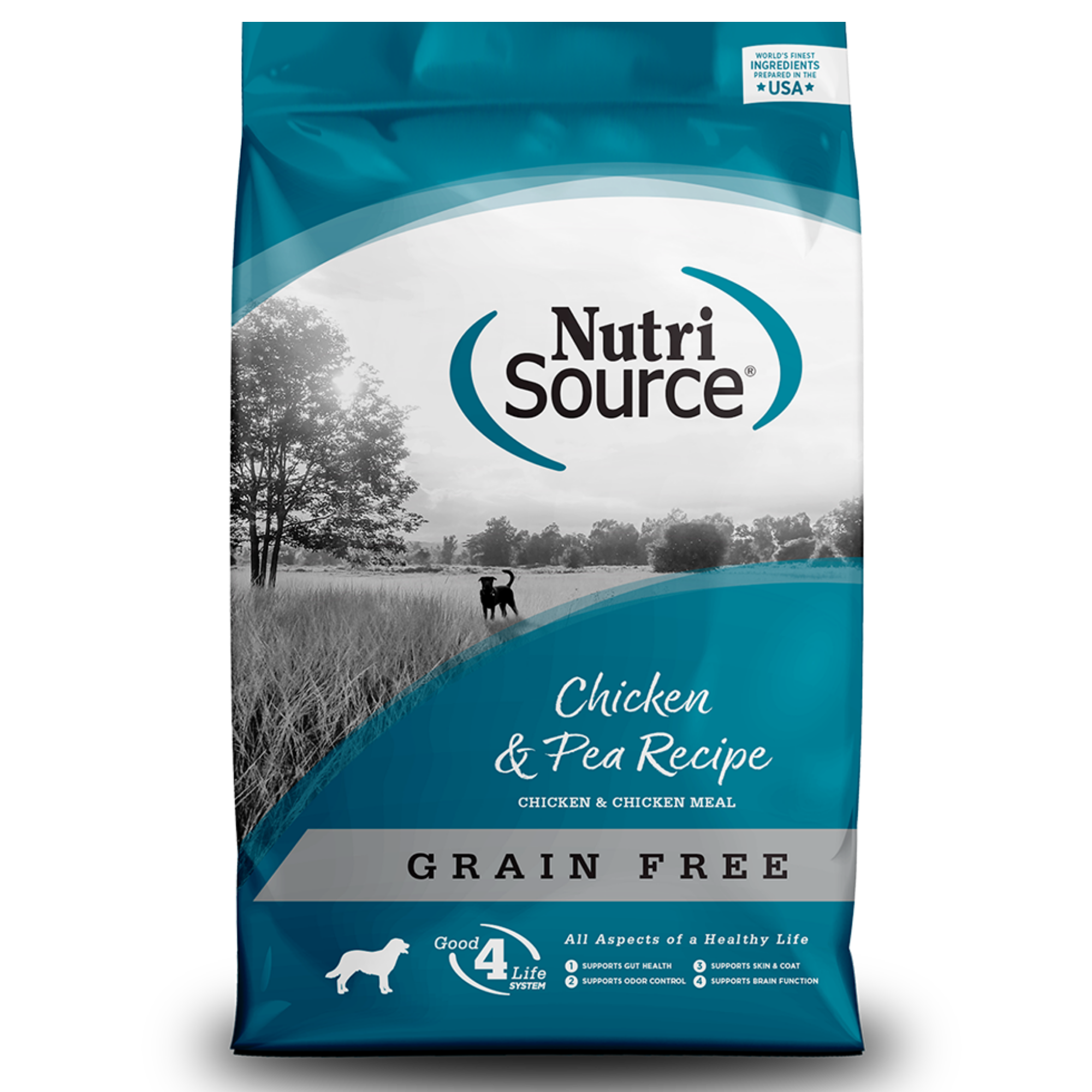 NutriSource Grain-Free Chicken & Pea Formula Dry Dog Food - Mutts & Co.