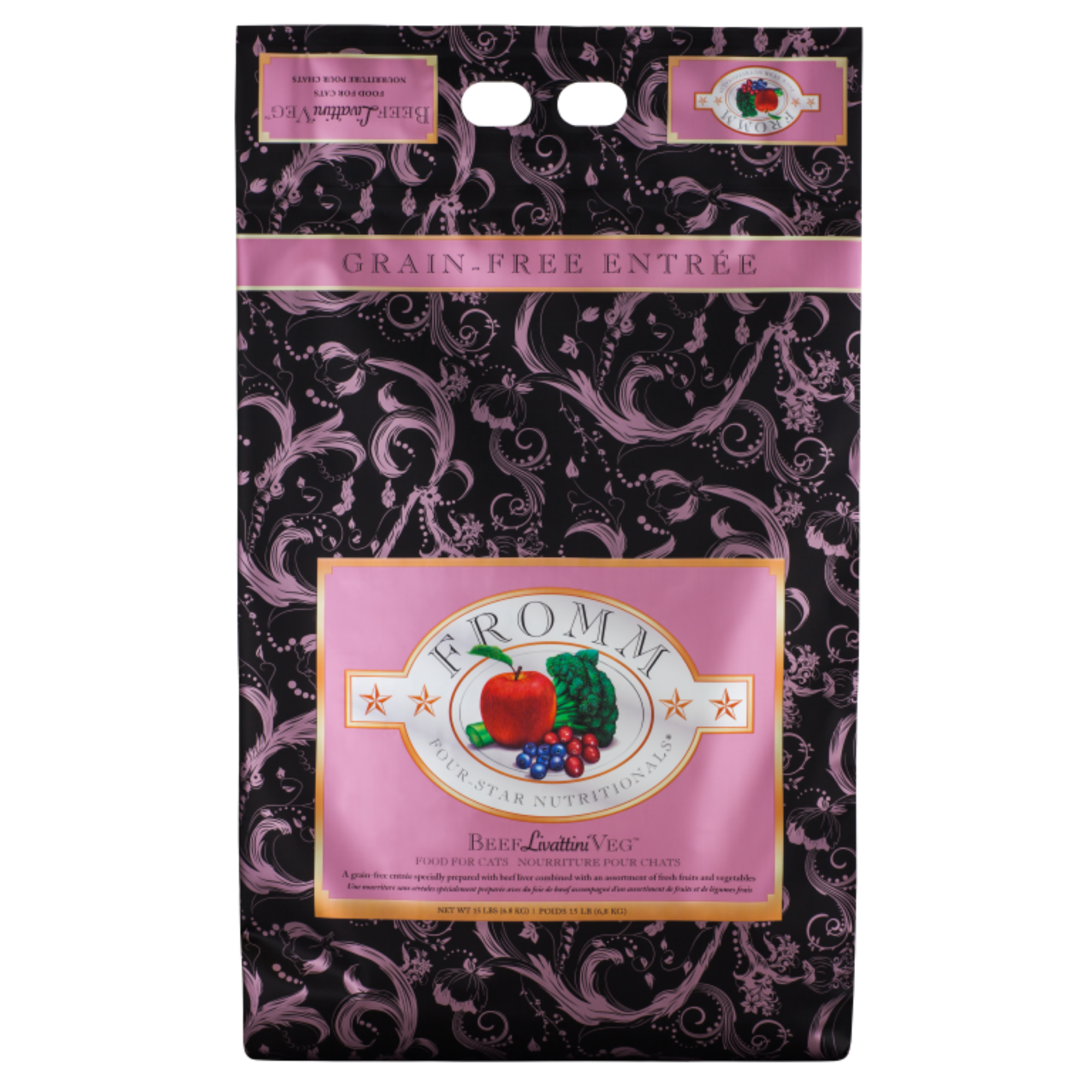 Fromm Four-Star Grain-Free Beef Livattini Veg Cat Food - Mutts & Co.