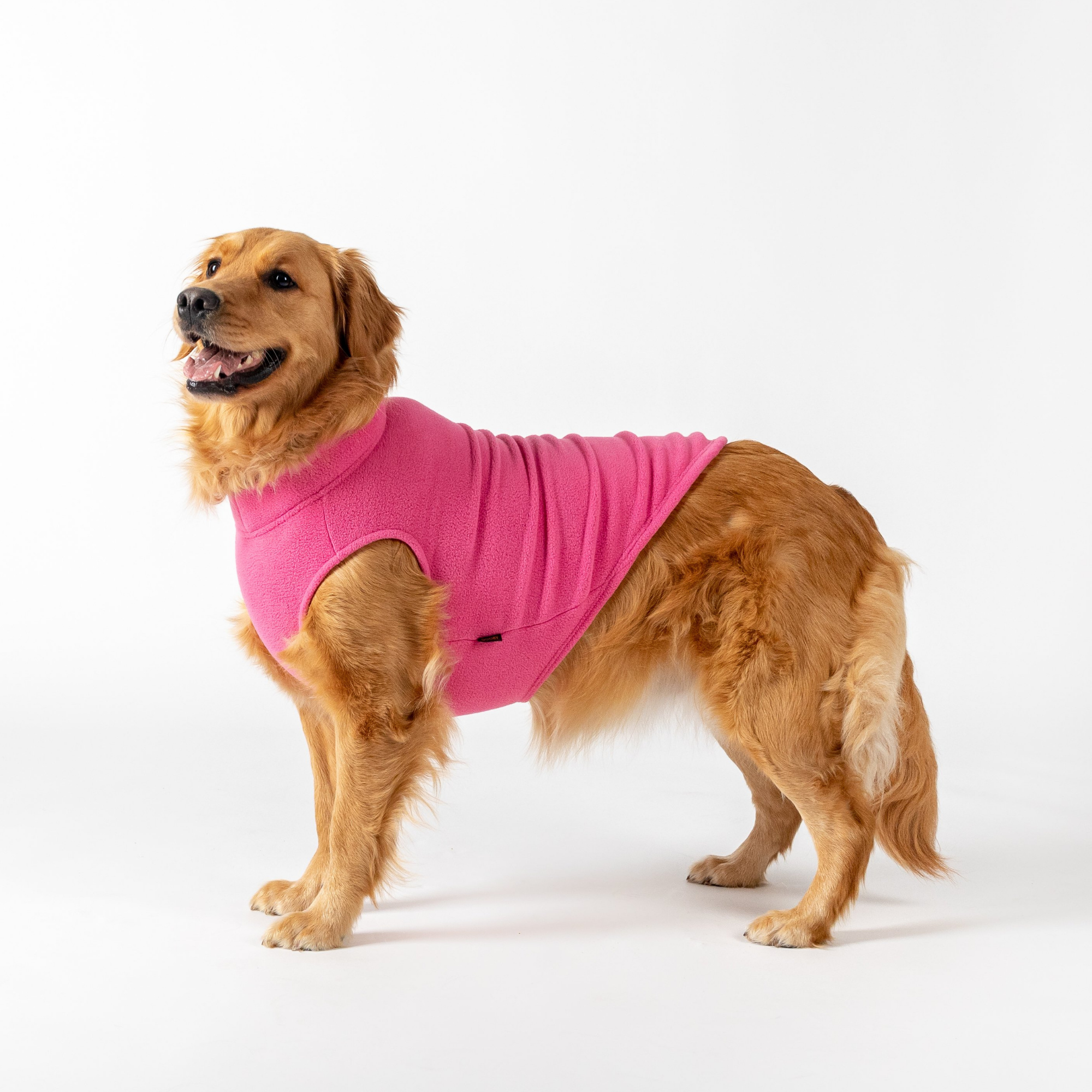 Gooby Stretch Fleece Vest Pink - Mutts & Co.