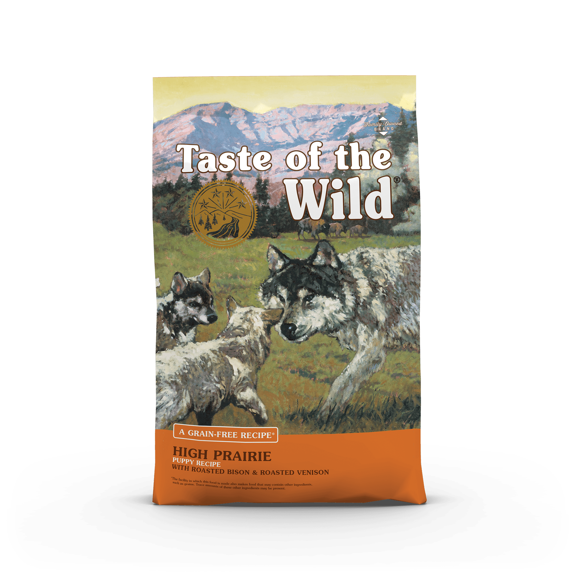 Taste Of The Wild High Prairie Puppy Formula Grain Free Dog Food