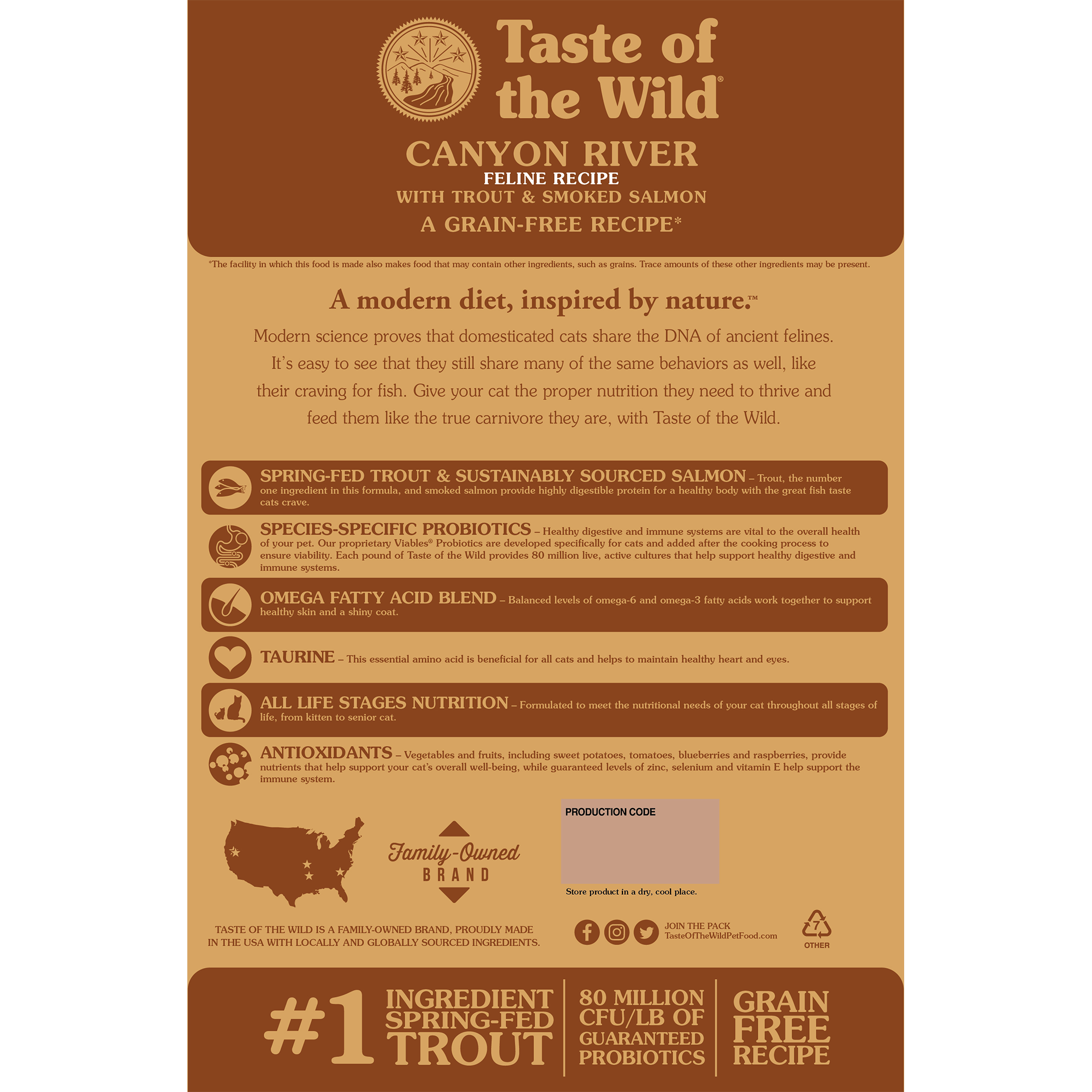 Taste Of The Wild Canyon River Grain-Free Cat Food - Mutts & Co.