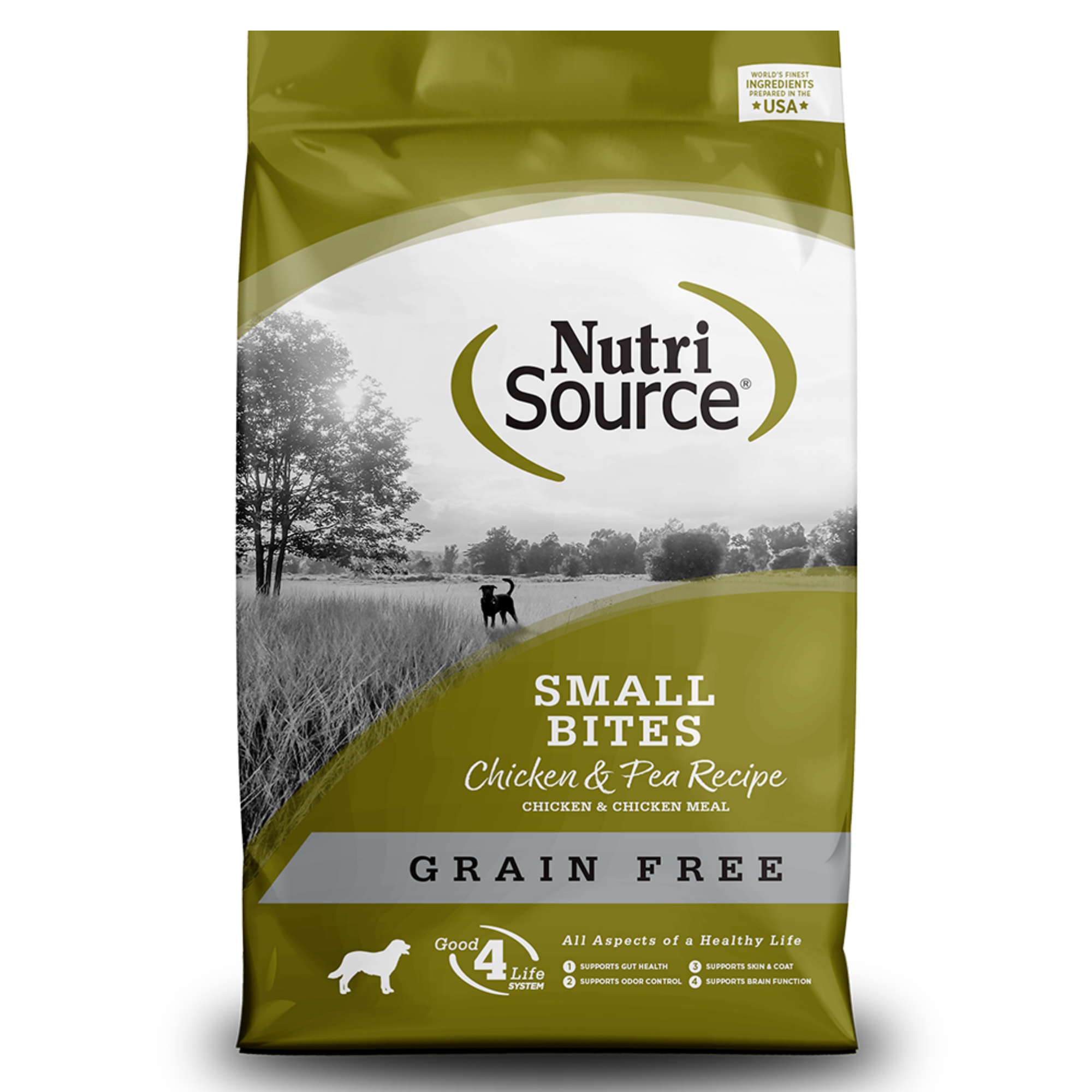 NutriSource Grain Free Chicken Pea Small Bites Formula Dry Dog Food