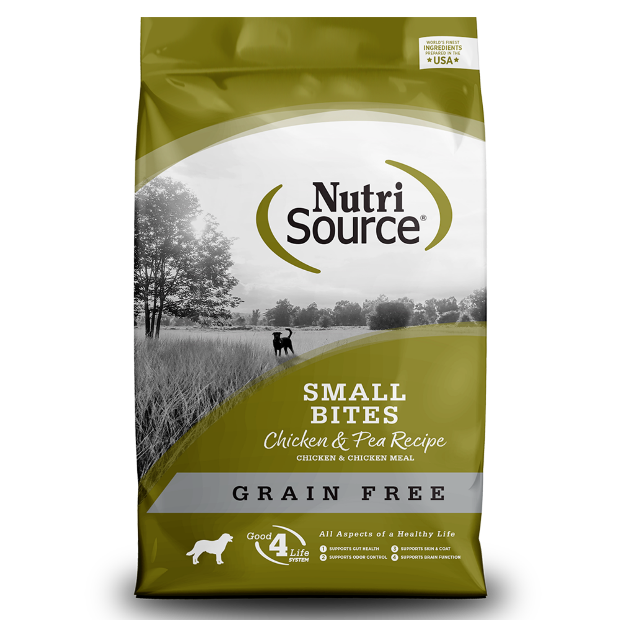 NutriSource Grain-Free Small Bites Chicken & Pea Formula Dry Dog Food - Mutts & Co.