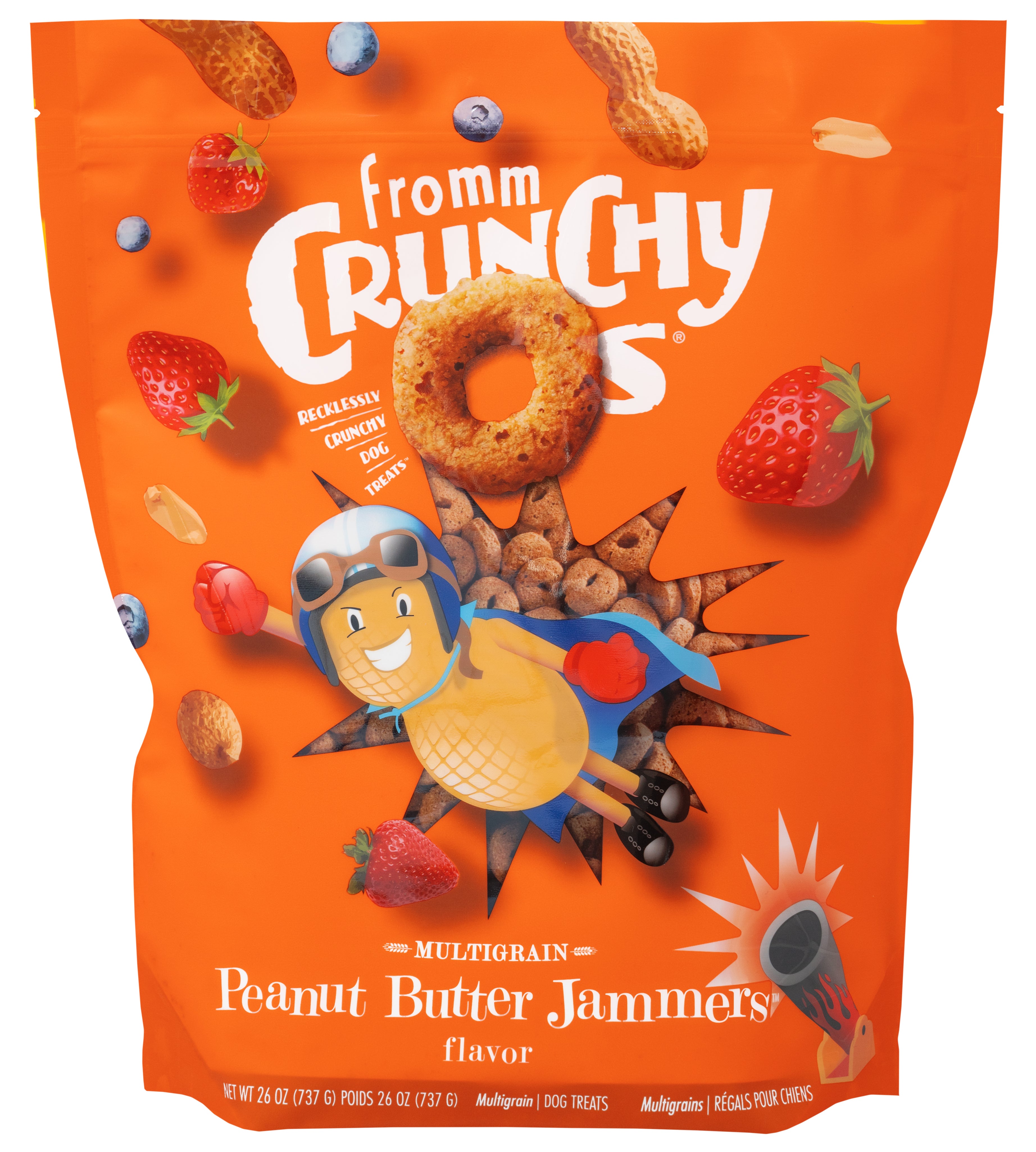 Fromm Crunchy O's Peanut Butter Jammers Dog Treats