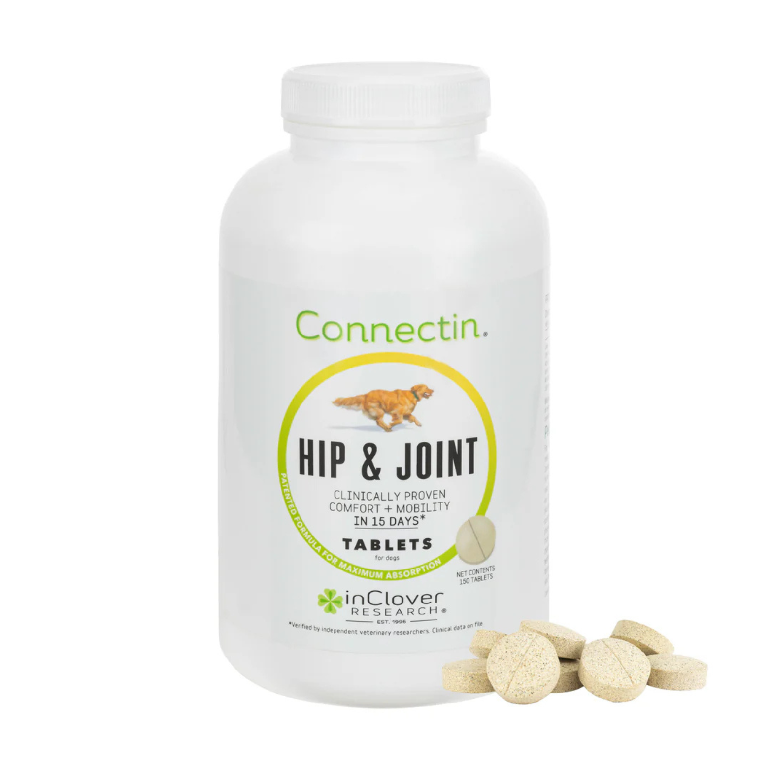 InClover Canine Connectin Clinically Proven Hip & Joint Supplement, Tablets