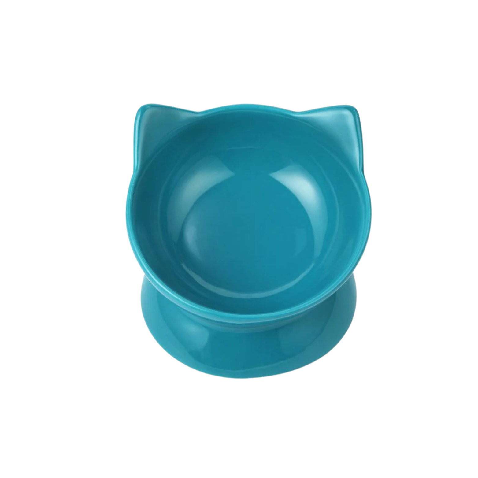 Park Life Designs Oscar Tilt Food Dish for Cats 5" Blue