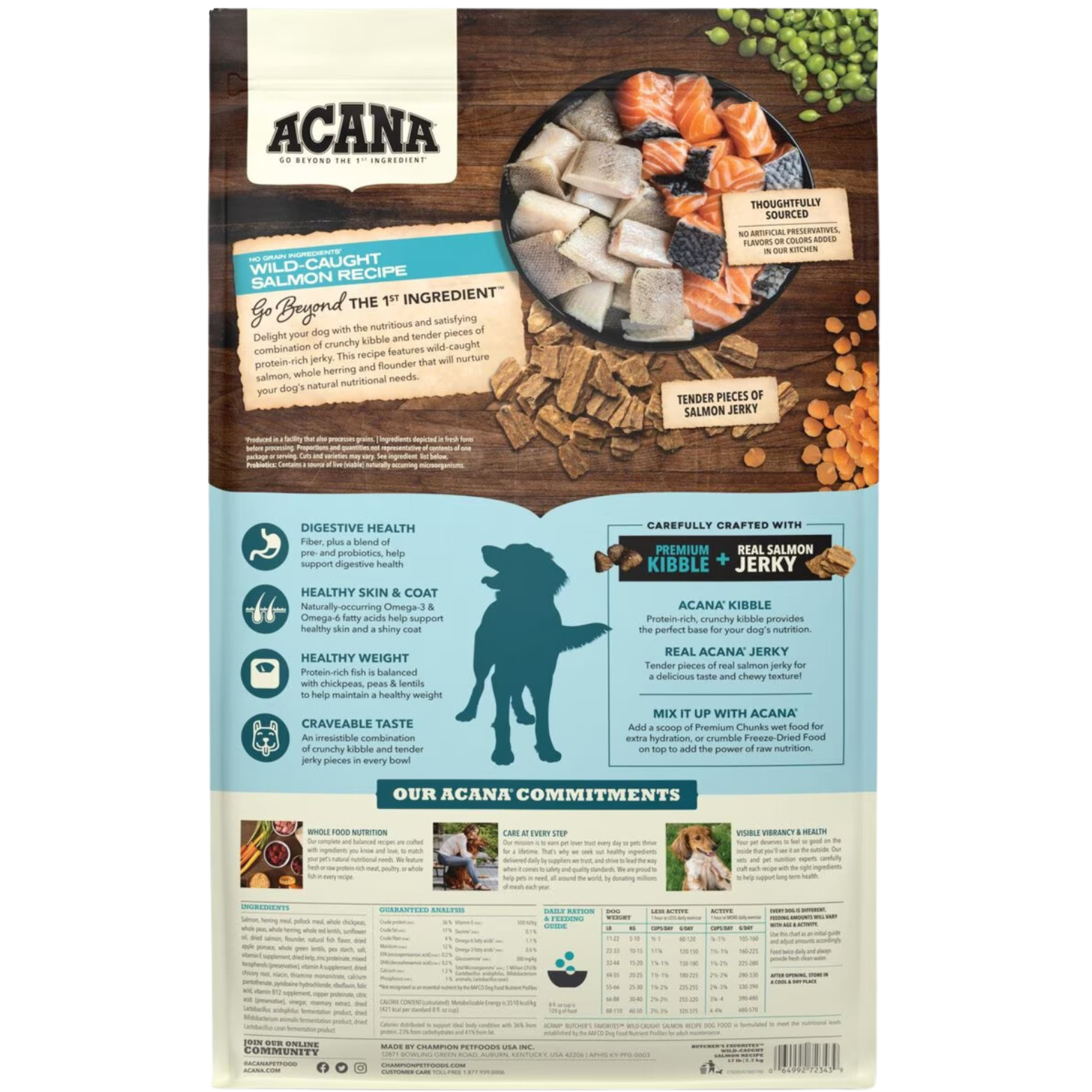 Acana Butcher's Favorites Wild-Caught Salmon Recipe Dry Dog Food