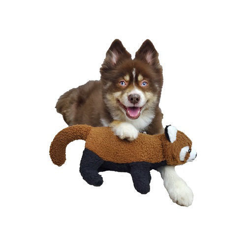 Barker's Bowtique Wildlife Collection Rocky the Red Panda Dog Toy