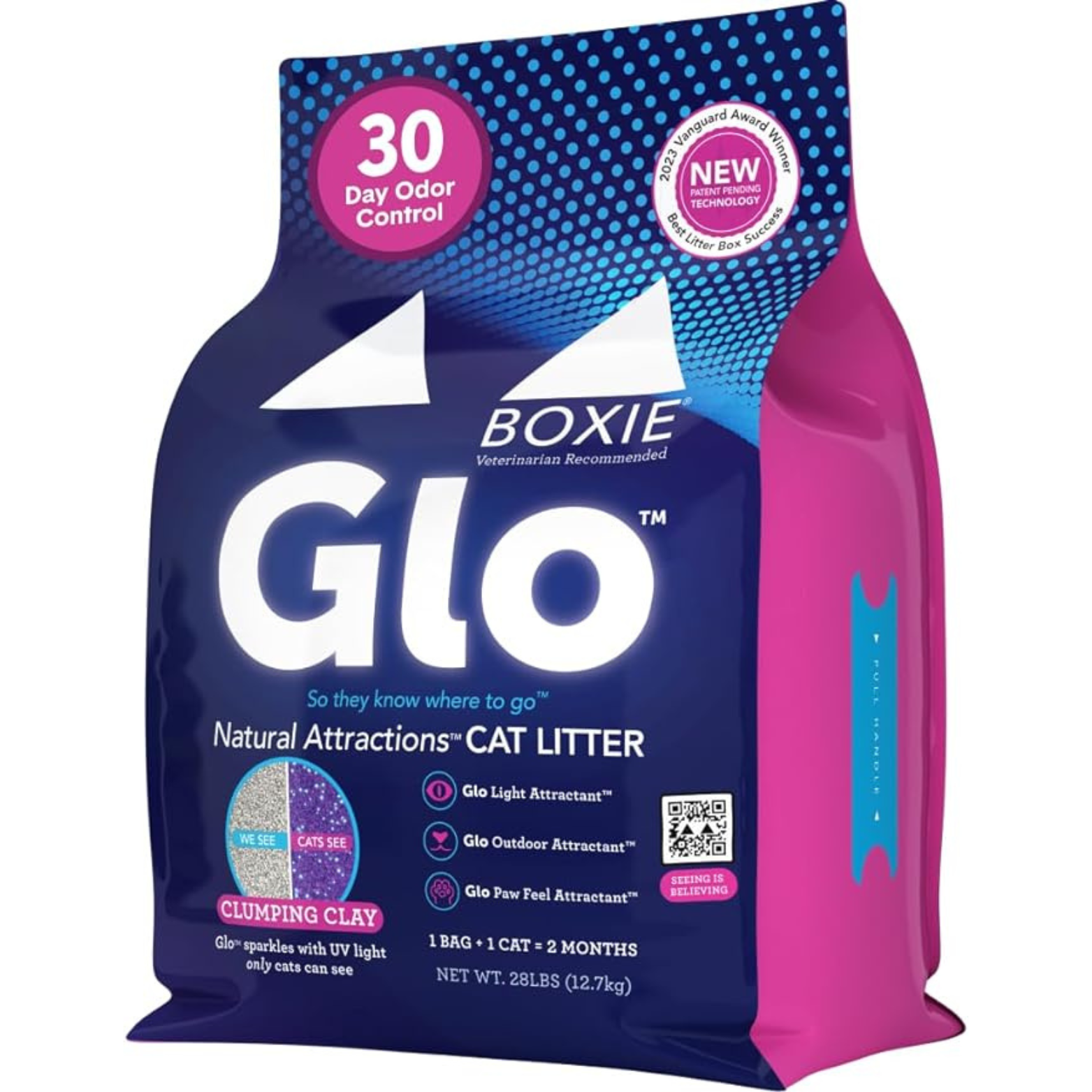 Boxiecat Glo Natural Attractions Clumping Clay Litter