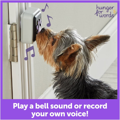 Brightkins Hunger For Words Talking Pet Doorbell Dog Toy