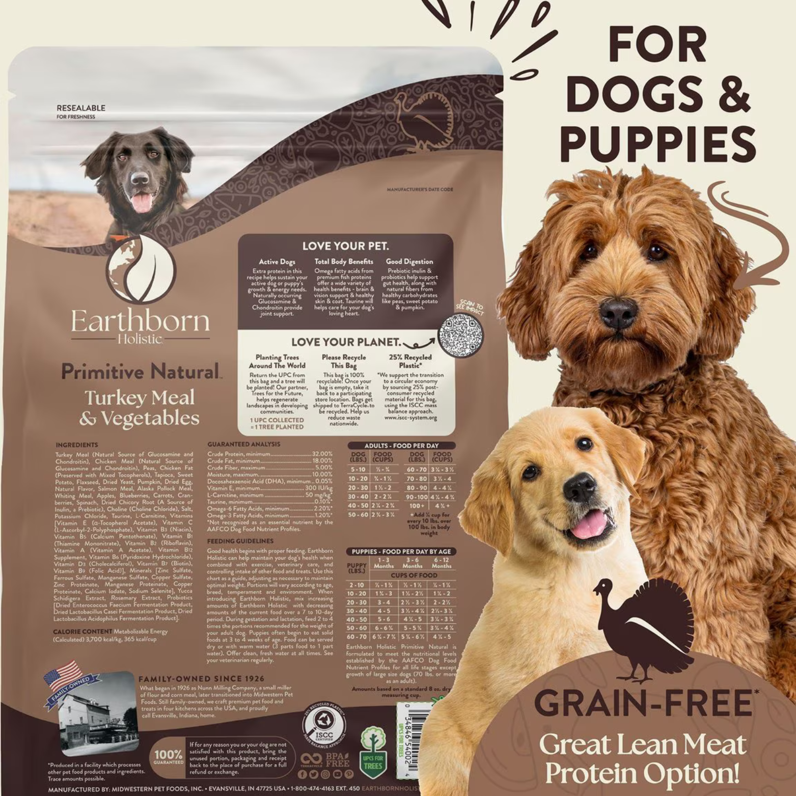 Earthborn Holistic Primitive Natural Grain-Free Natural Dry Dog Food