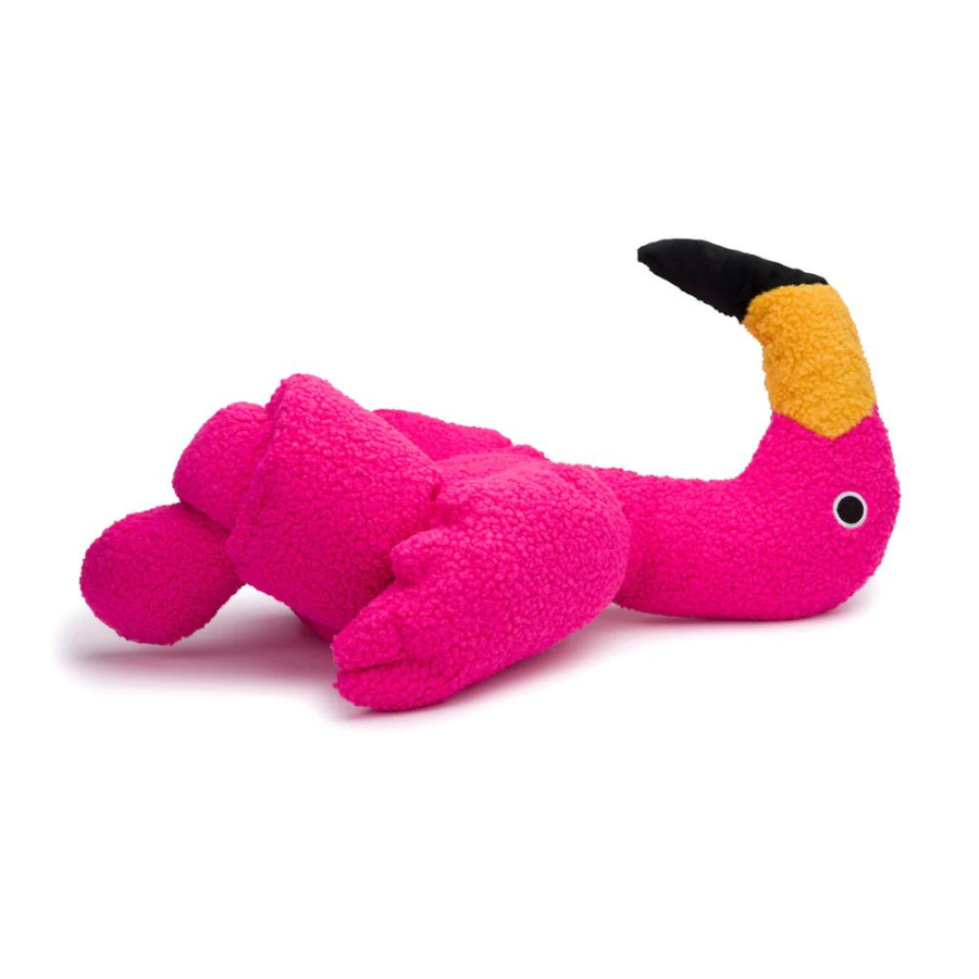 Fab Dog Twisty Flamingo Dog Toy