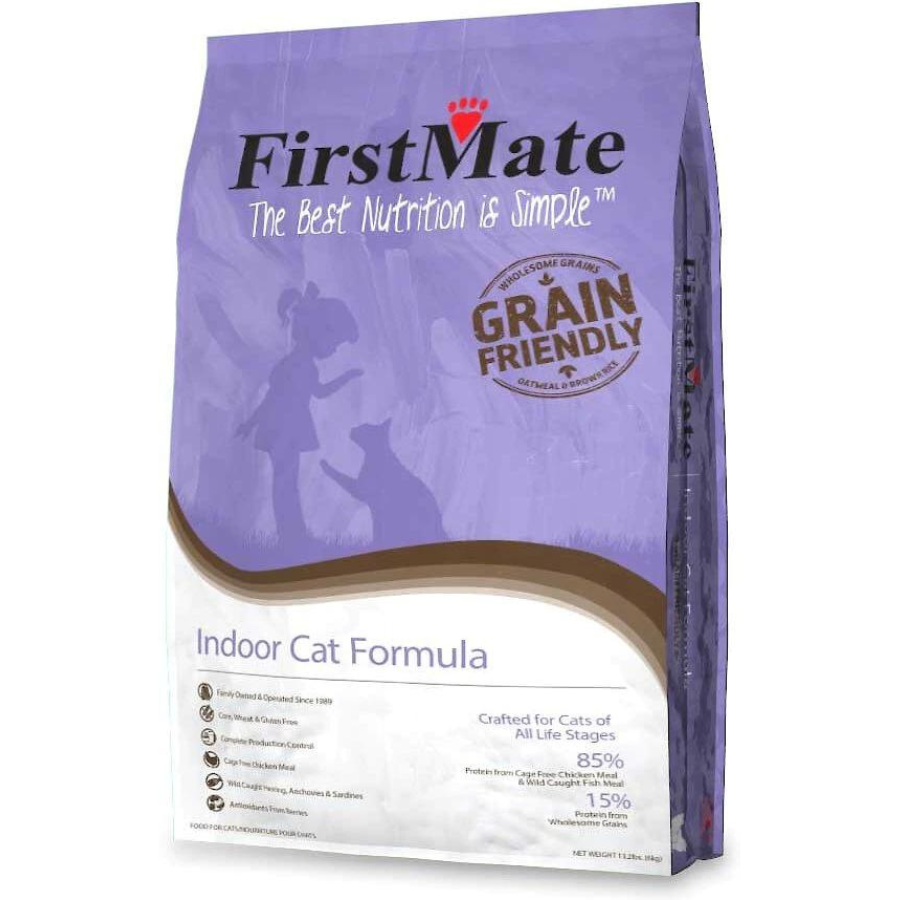 FirstMate Grain Friendly Indoor Formula Chicken & Ocean Fish Dry Cat Food