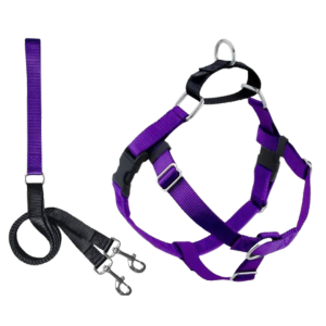2 Hounds Design Freedom No-Pull Dog Harness With Leash Purple - Mutts & Co.