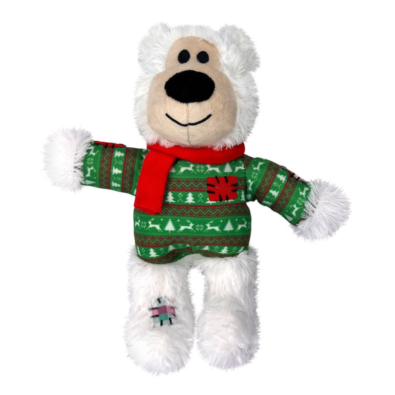 KONG Holiday Wild Knots Bear Dog Toy