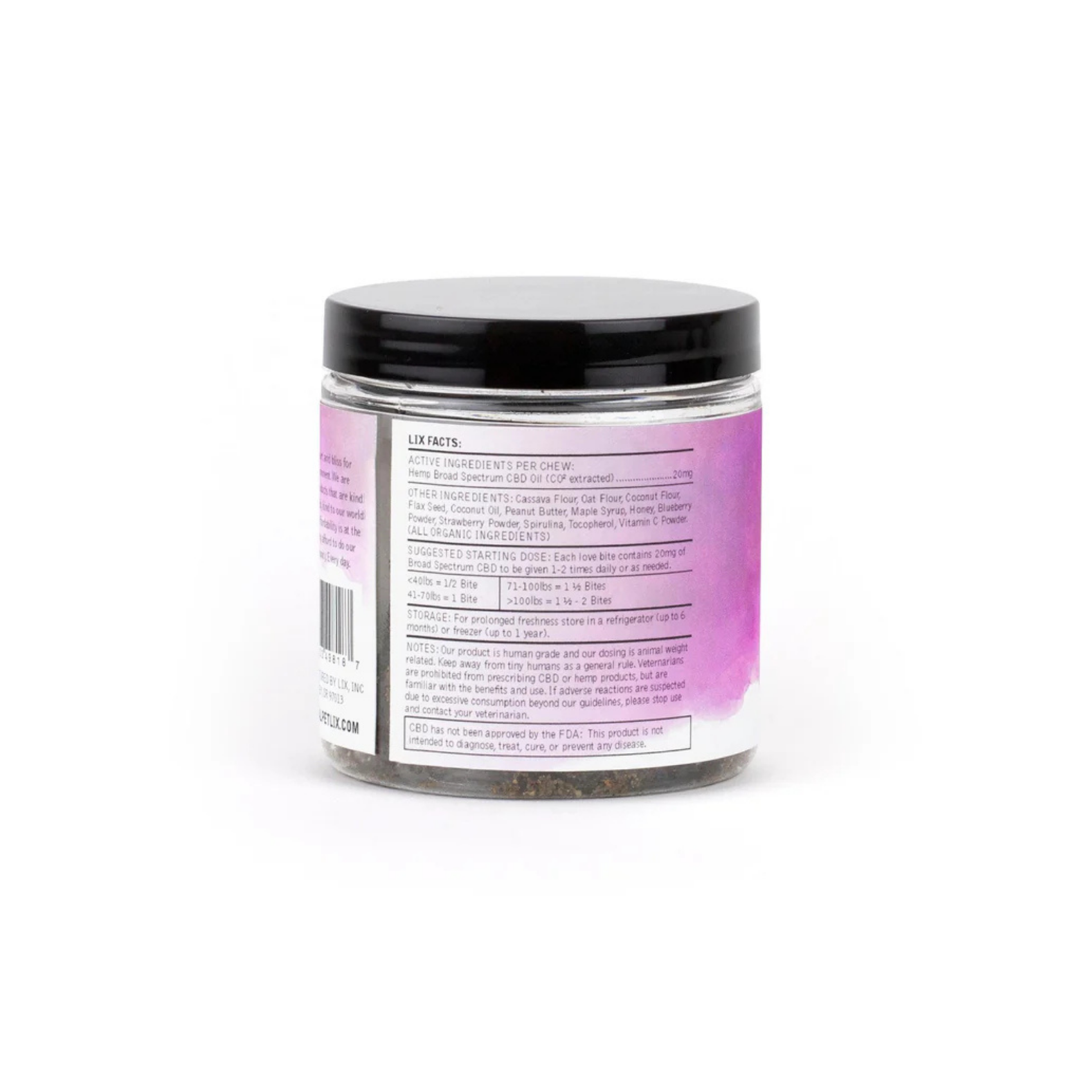 Lix Bites CBD Soft Chews 20mg, 40 Count