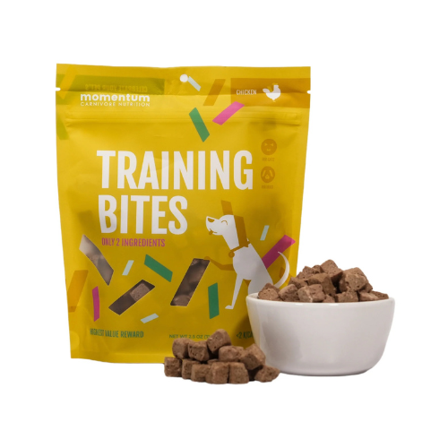 Momentum Freeze-Dried Chicken Training Bites Dog and Cat Treat 2.5oz