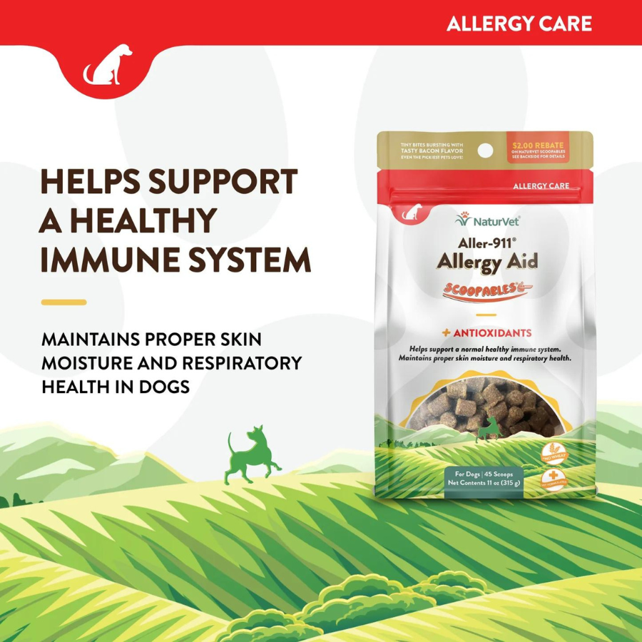 NaturVet Scoopables Allergy Aid Dog Chews 11 oz - Mutts & Co.