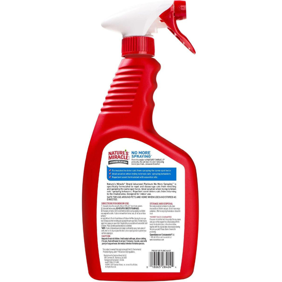 Nature's Miracle JFC No More Spraying Spray, 24-oz (NEW) - Mutts & Co.