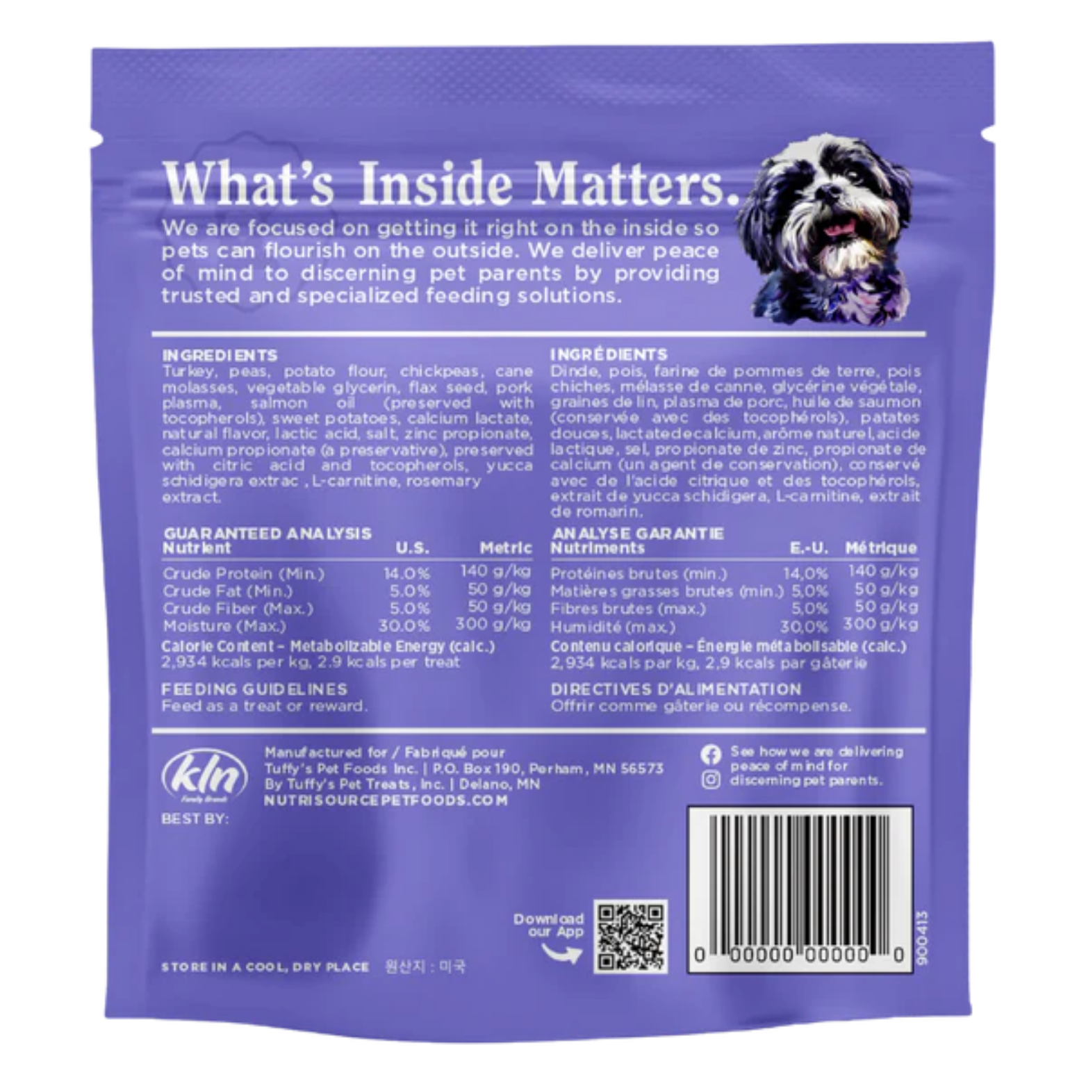 Nutrisource Grain Free Little Bites Turkey Dog Treats 6oz