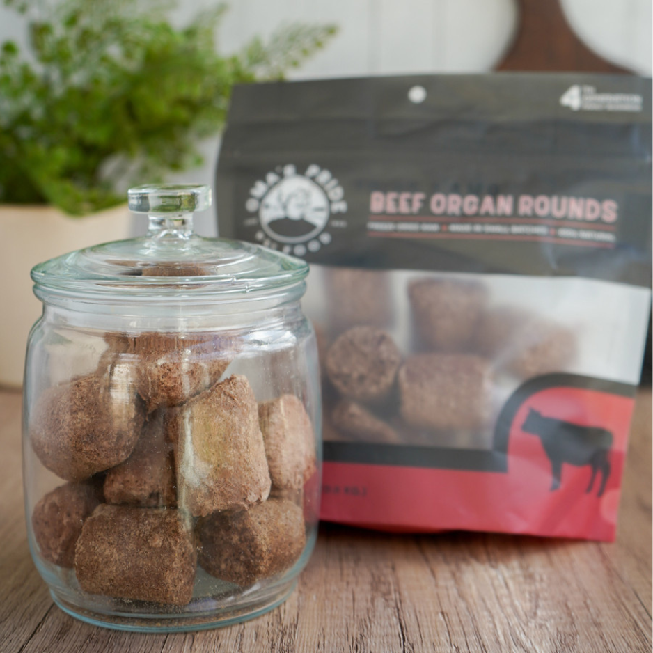 Oma's Pride Beef Organ Rounds Freeze-Dried Dog & Cat Food