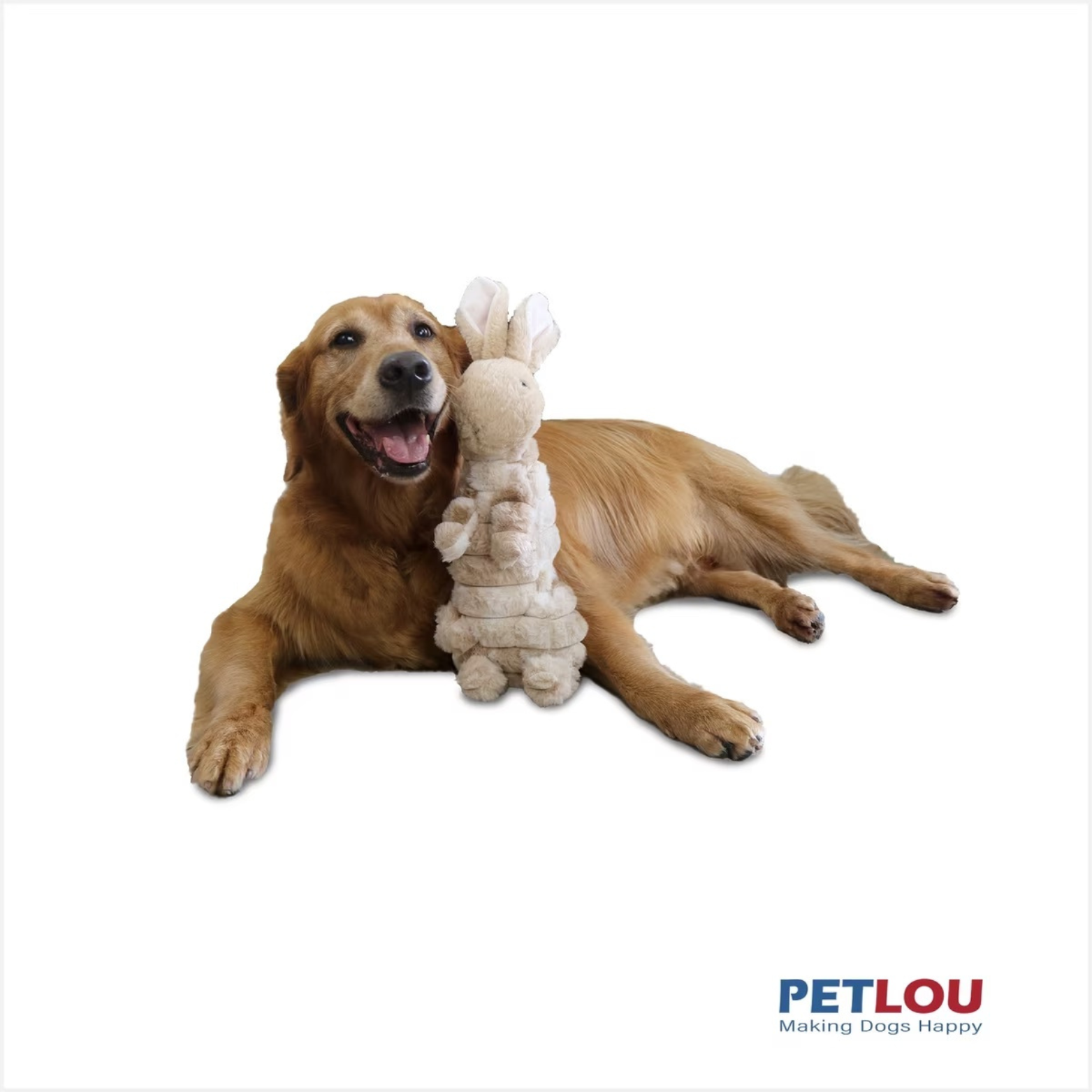 Petlou Ripples Trapped Bunny Dog Toy 19"