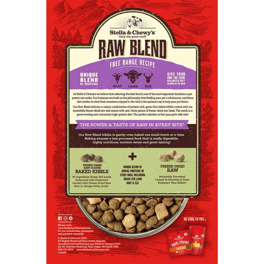 Stella & Chewy's Free Range Recipe Raw Blend Dog Food - Mutts & Co.